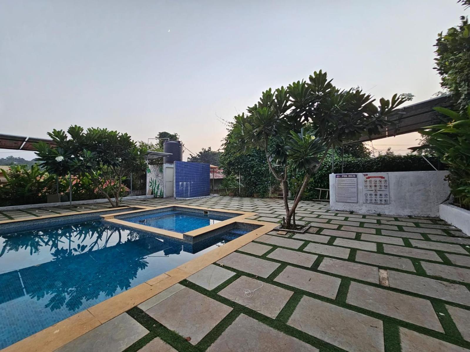 Jenjon Best Retreat Chalets At Sparsh Karjat Resort With Optional Swimming Pool Luaran gambar